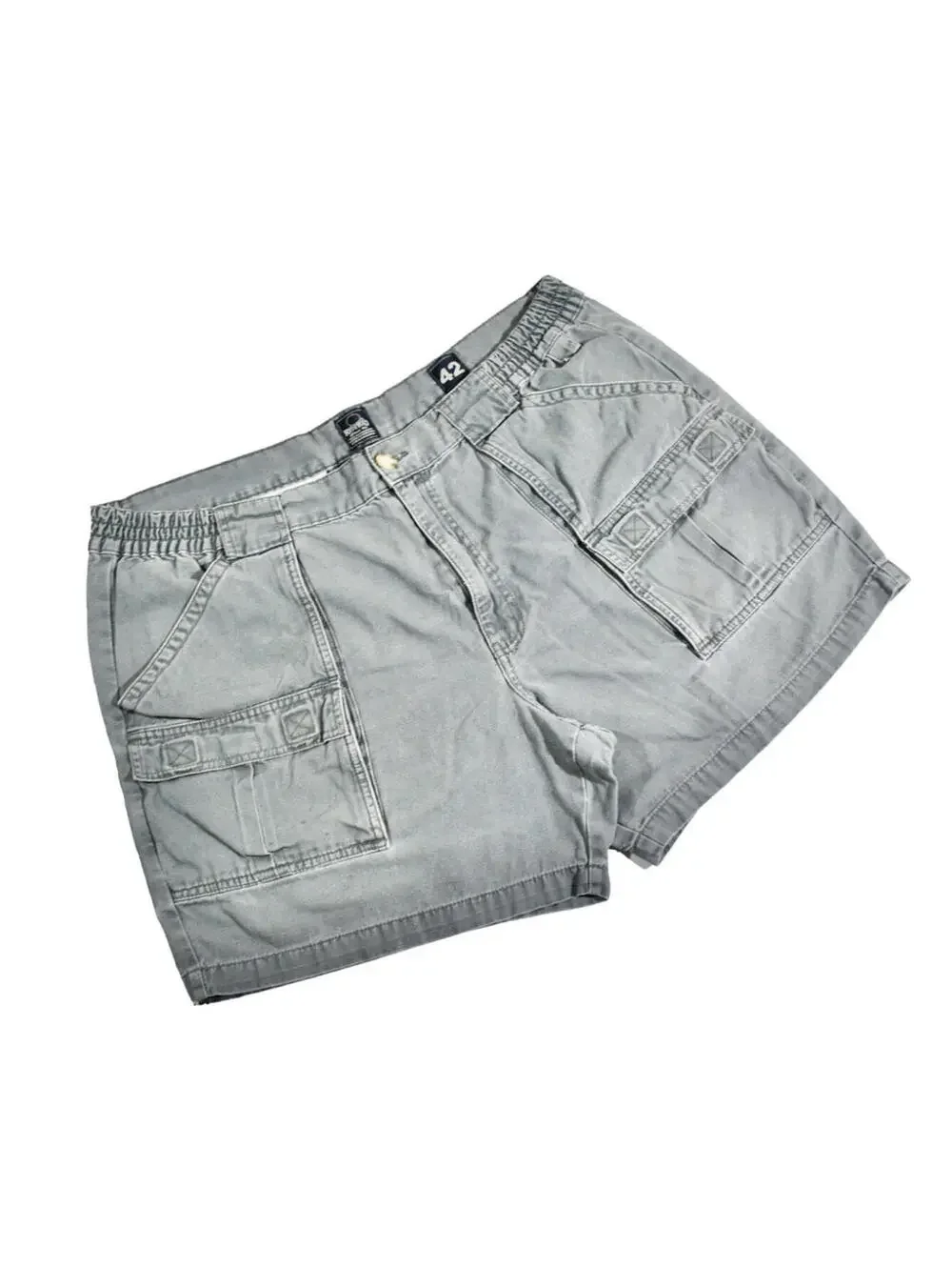 Vintage Red Head Mens Khaki Green Outdoors Hiking Shorts Size 42